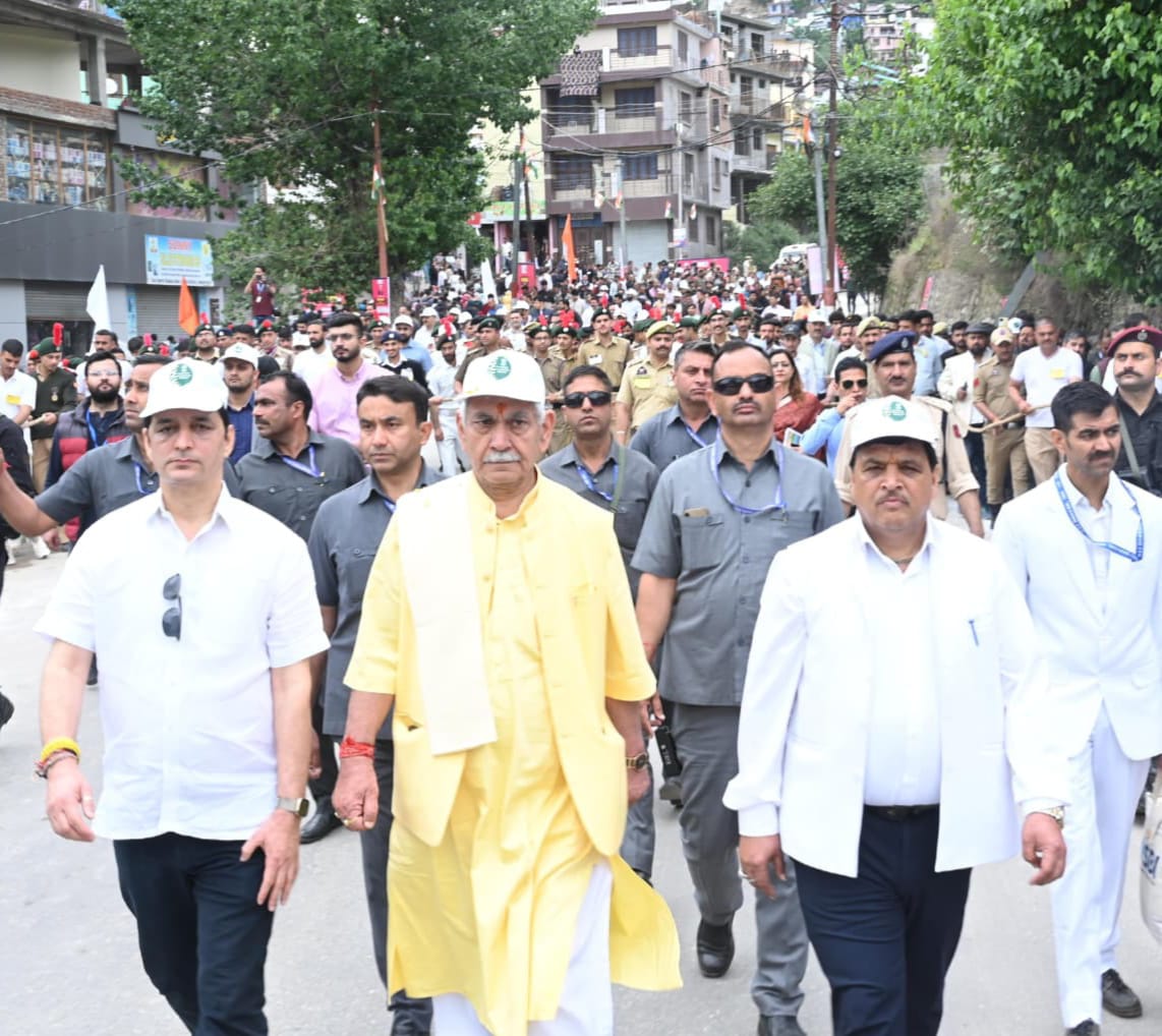 Lieutenant Governor Joins Drug-Free J&K Campaign in Doda--