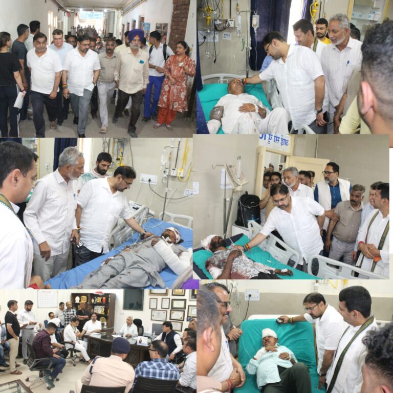 Satish Sharma visits GMC Udhampur, reviews treatment facilities for accident victims-20