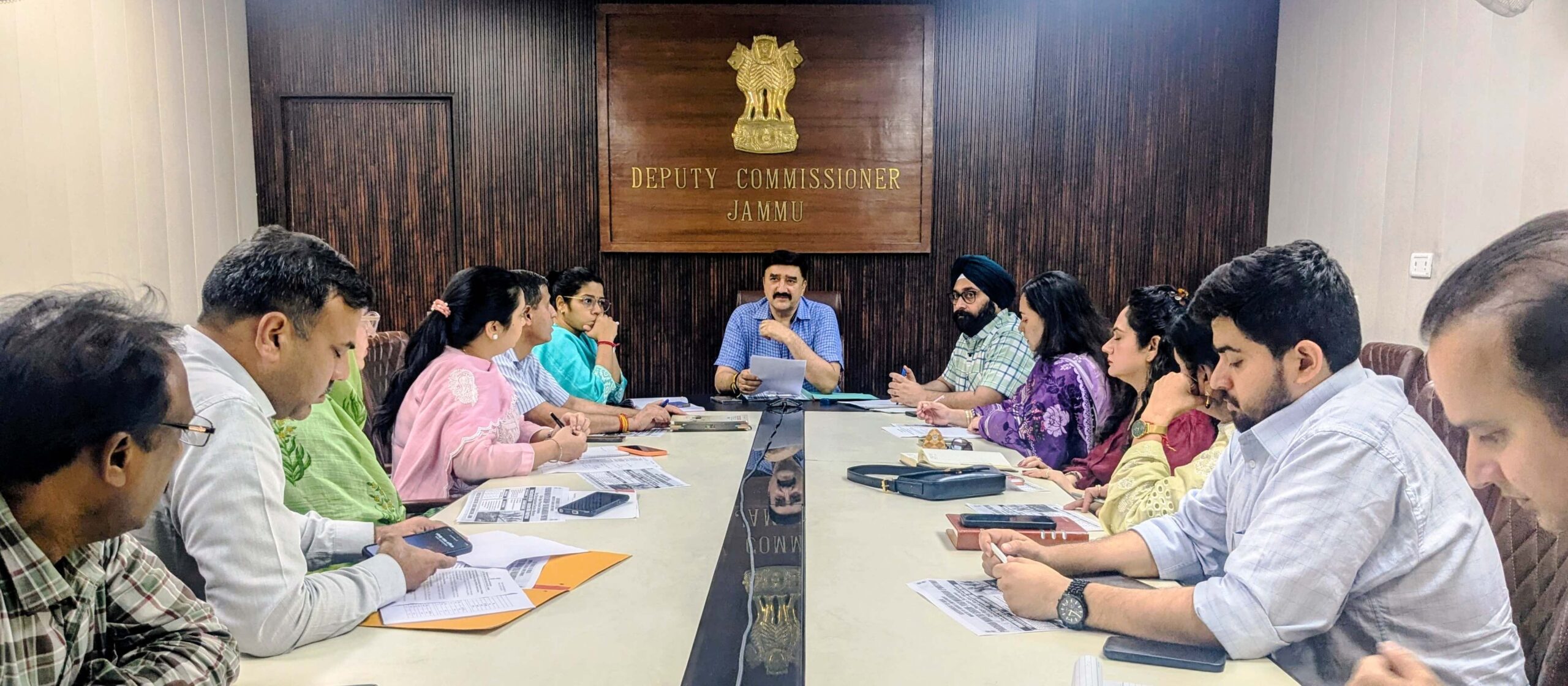 ADDC Jammu reviews implementation of PM-SYM Pension Yojana for unorganised workers