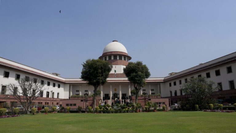 FILE - A view of Supreme Court of India (building)