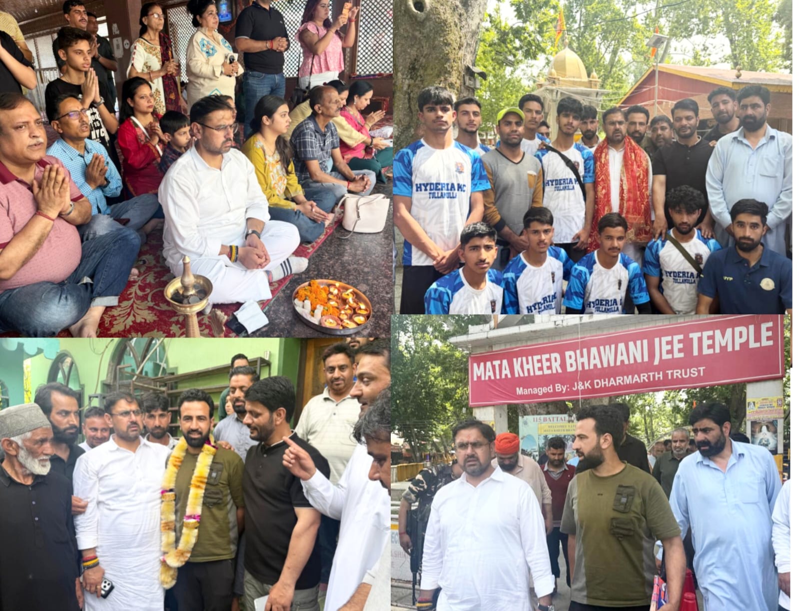 Satish Sharma visits Kheer Bhawani, Mir Baba Hyder Shrines_ reviews arrangements, assures improved facilities-10
