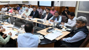 Chief Secretary directs rationalization of departmental cadres and timely conduct of DPCs
