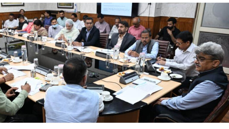 Chief Secretary directs rationalization of departmental cadres and timely conduct of DPCs