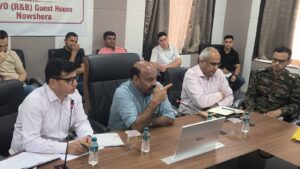 Deputy Chief Minister reviews flash flood restoration in Nowshera, emphasizes swift recovery, long term mitigation measures-23