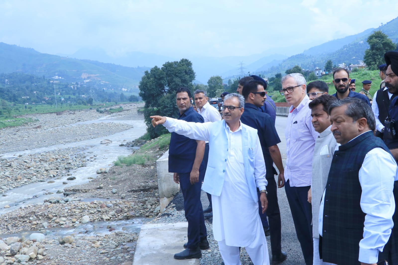 Chief Minister Omar Abdullah visits flood-affected Rajouri, reviews damage_ meets affected families-6