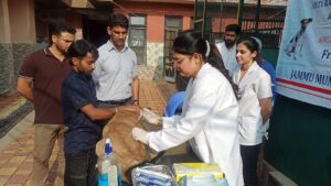 JMC organizes Anti-Rabies Vaccination Drive at Roop Nagar