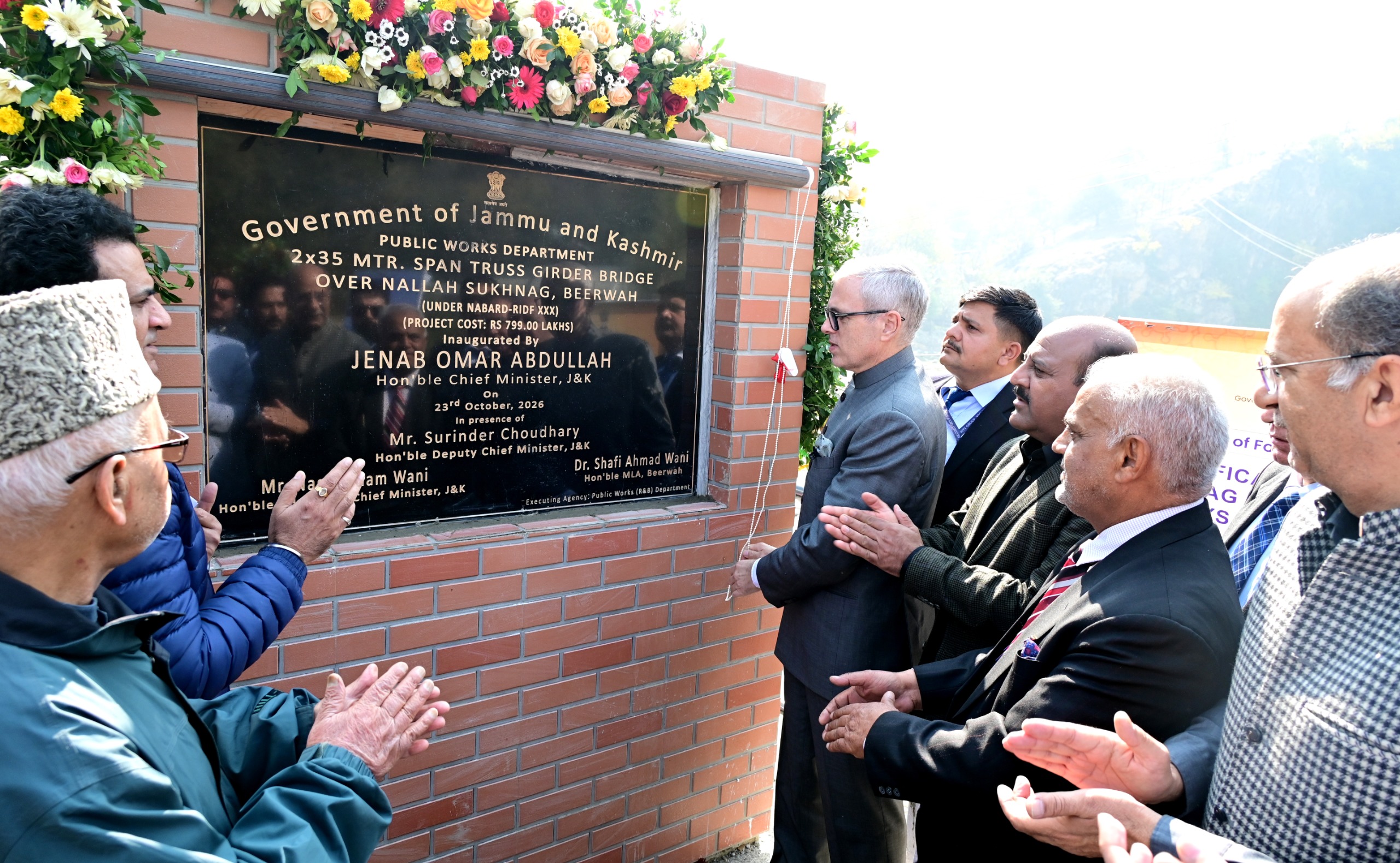CM Omar Abdullah inaugurates, lays foundation of projects worth Rs 25 crore in Beerwah-23